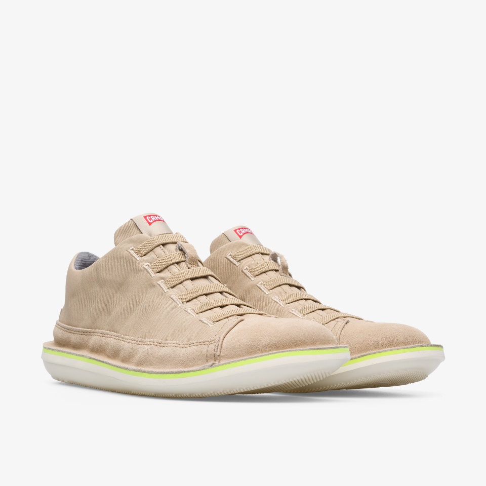 Camper Beetle Beige - Camper Mens Ankle Boots ||0483-QRMIG||